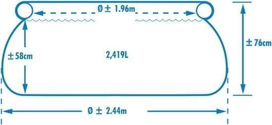 Intex Easy Set Pool 244 X 76 Cm Zwembad - Afbeelding 3