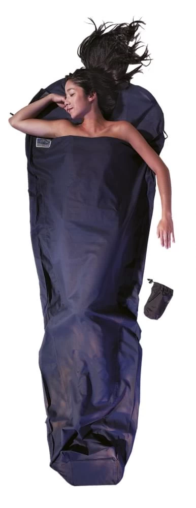 Cocoon Mummy Liner Egyptisch Katoen Lakenzak Blauw