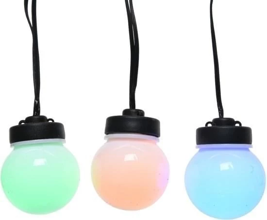 Decoris Lumineo LED Budget Milky Globe Multicolor - Afbeelding 2