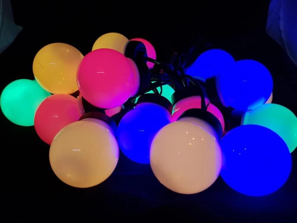 Decoris Lumineo LED Budget Milky Globe Multicolor - Afbeelding 3
