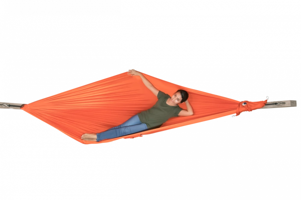 Ticket To The Moon Compact Single Hangmat Oranje - Afbeelding 2