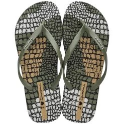 Ipanema I Love Safari Slipper Dames Groen