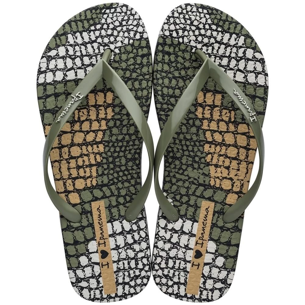 Ipanema I Love Safari Slipper Dames Groen