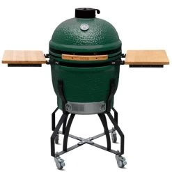 Outr Large Kamado Barbecue Met Onderstel En Side Tables Groen