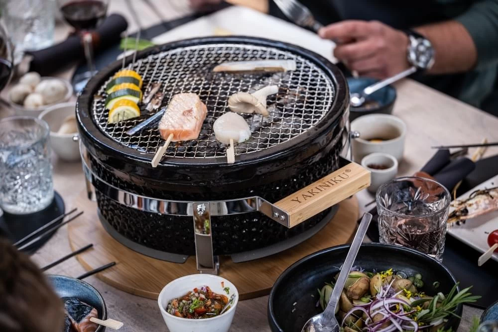 Yakiniku Shichirin Round Tafelgrill - Afbeelding 2