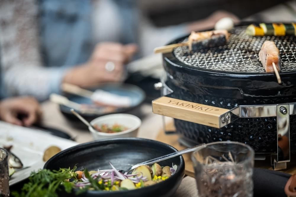 Yakiniku Shichirin Round Tafelgrill - Afbeelding 3