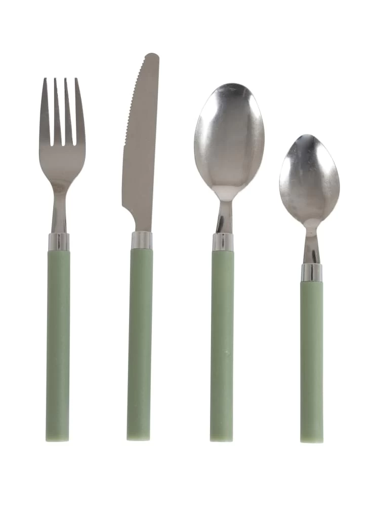 Bo-Camp Bestekset 4-delig Groen
