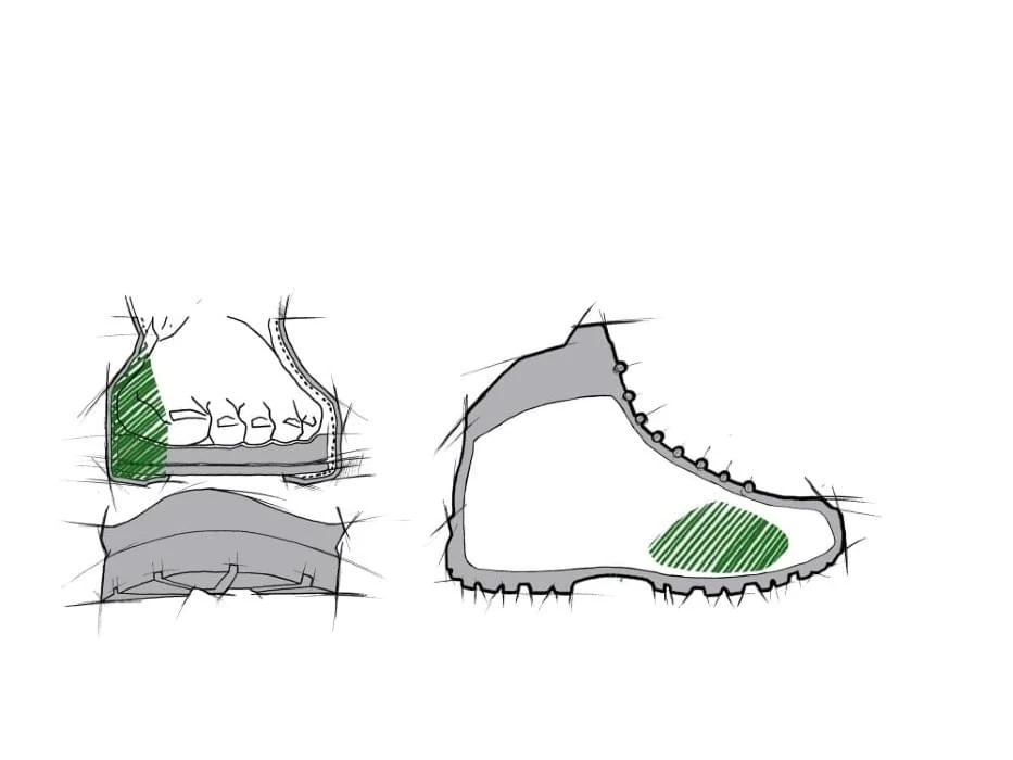 Hanwag Banks Low Bunion LL Wandelschoen Heren Blauw - Afbeelding 2