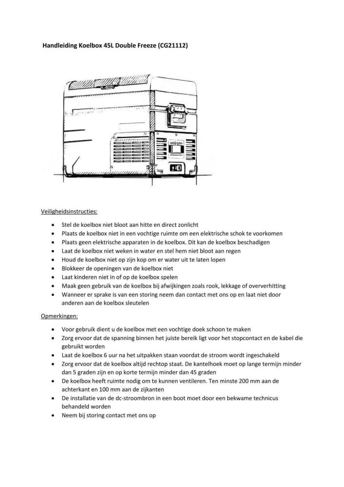 Campguru 45L Double Koelbox - Afbeelding 3