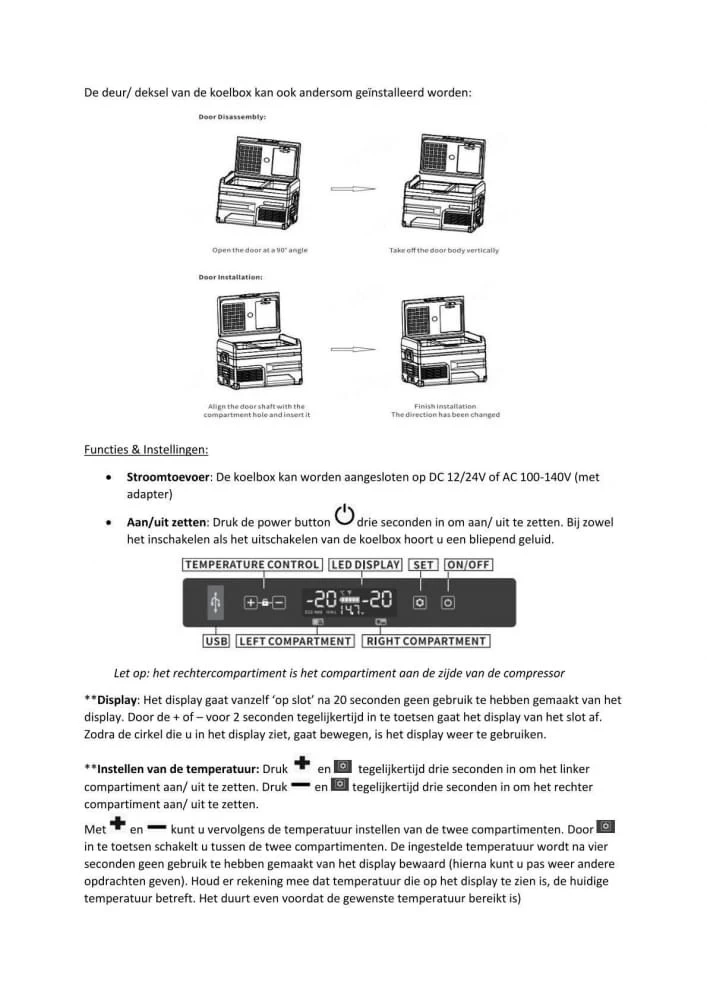 Campguru 45L Double Koelbox - Afbeelding 5
