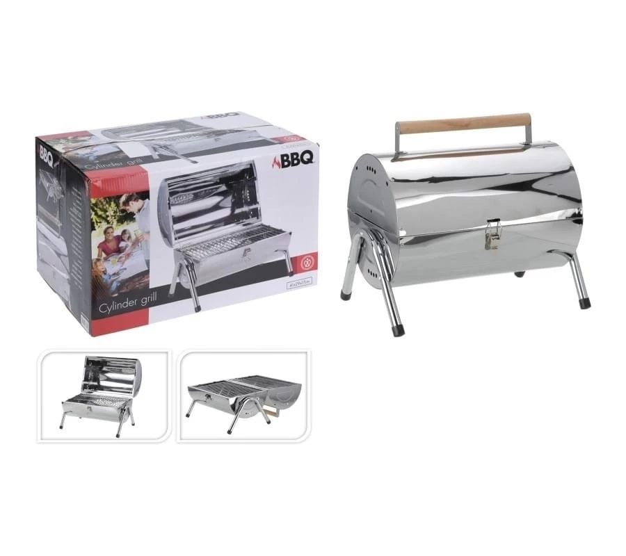 ML Cilinder Vorm Houtskool Barbecue - Afbeelding 4