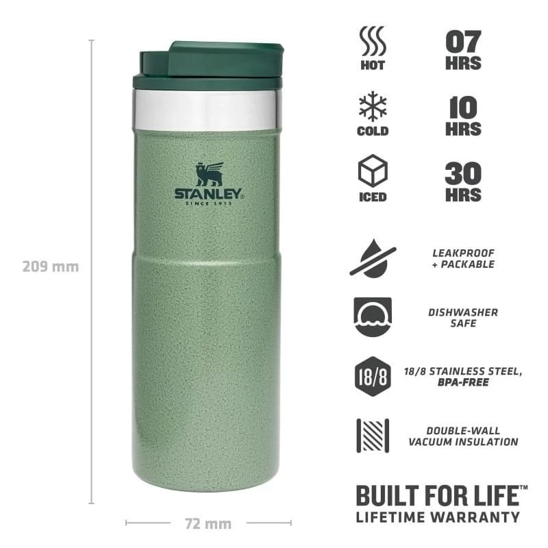 Stanley The NeverLeak Travel Mug 0,47 L Groen - Afbeelding 4