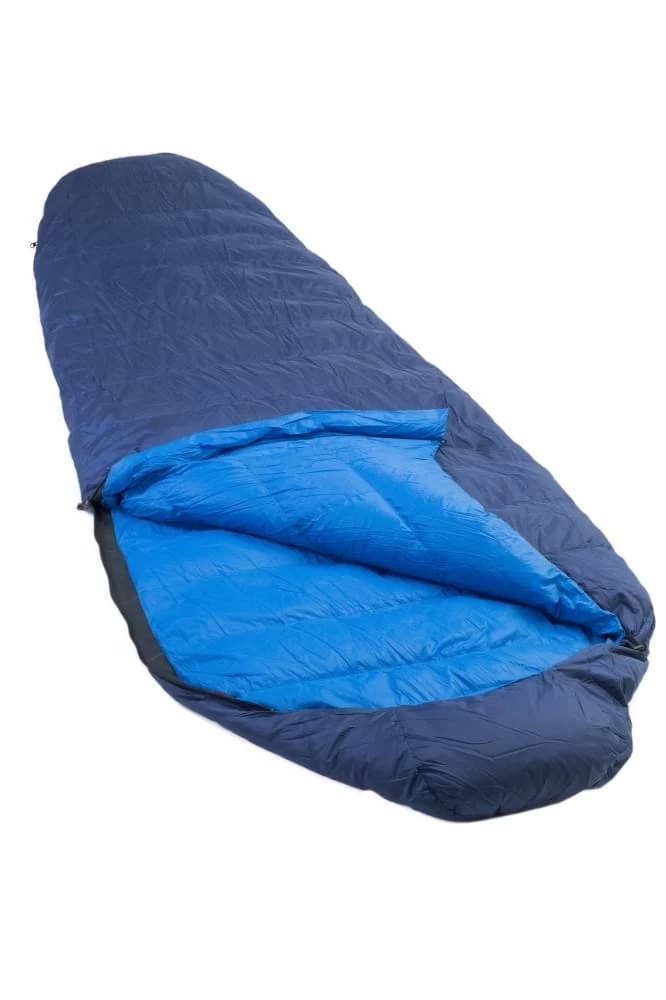 Lowland KIBO +5 Mummy Slaapzak Dons Blauw - Afbeelding 2