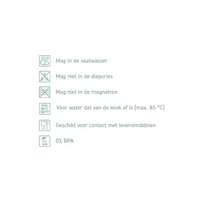 Mepal Saladebestek Bloom 2-delig Blauw - Afbeelding 2