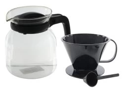 ML Glazen Koffiepot Met Filter En Maatschepje