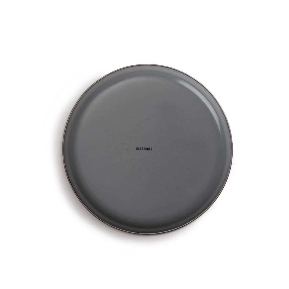 Barebones Geëmailleerd Diep Bord - Set 2 Stuks Grijs - Afbeelding 4