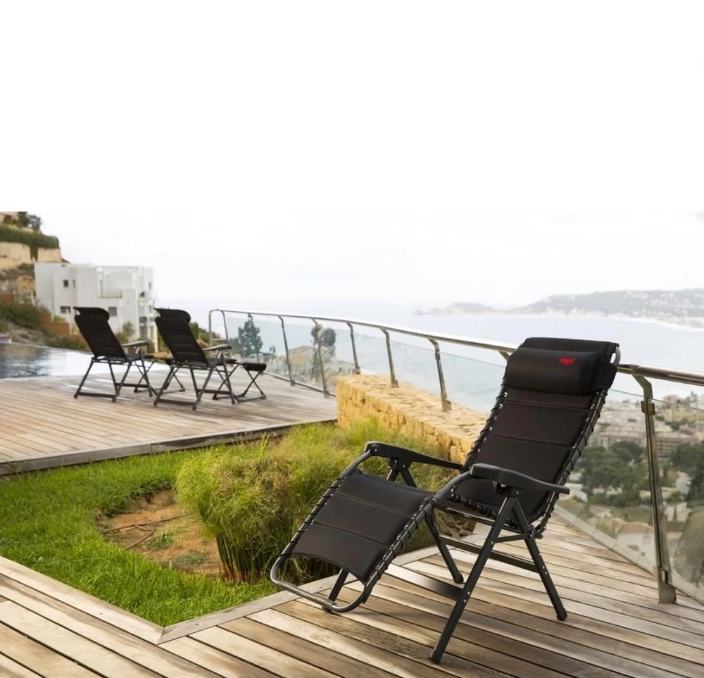 Crespo AP-232 Air-Deluxe Relaxstoel Zwart - Afbeelding 5