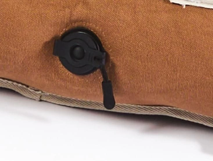 Human Comfort Pouffe Davron XL Opblaasbaar Bruin - Afbeelding 2