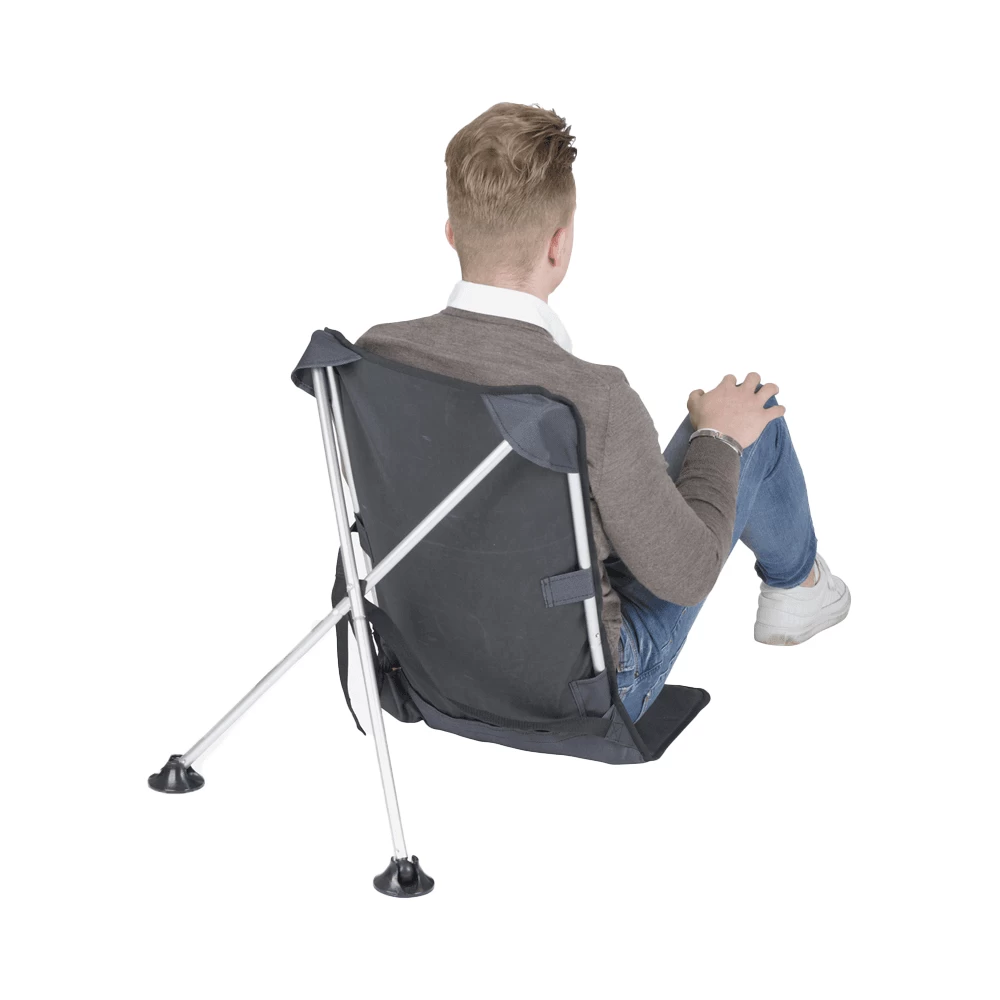 Bo-Trail Backpackers Chair Lichtgewicht Stoel - Grijs - Afbeelding 9