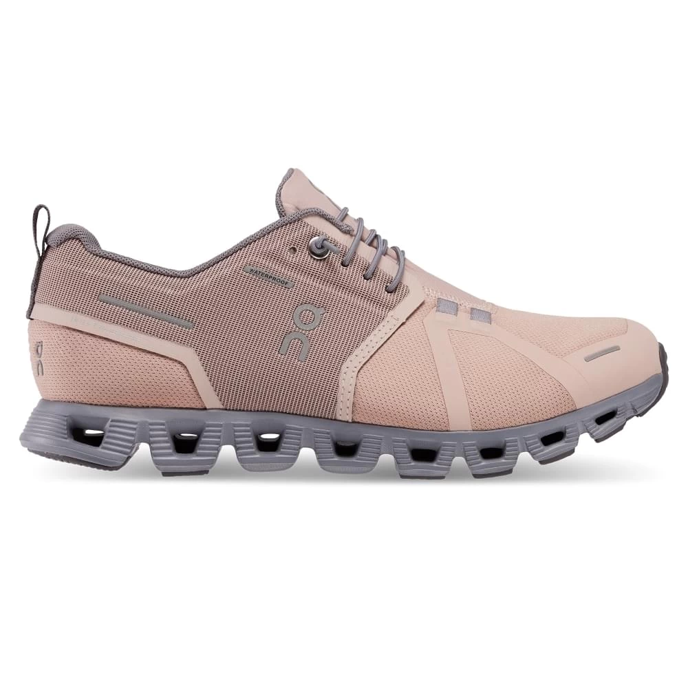 ON Cloud 5 Waterproof Wandelschoen Dames Roze - Afbeelding 2