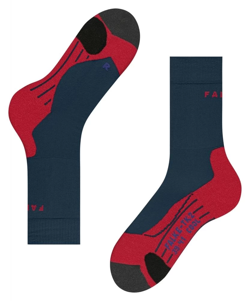 Falke TK2 Cool Wandelsok Heren Blauw - Afbeelding 4