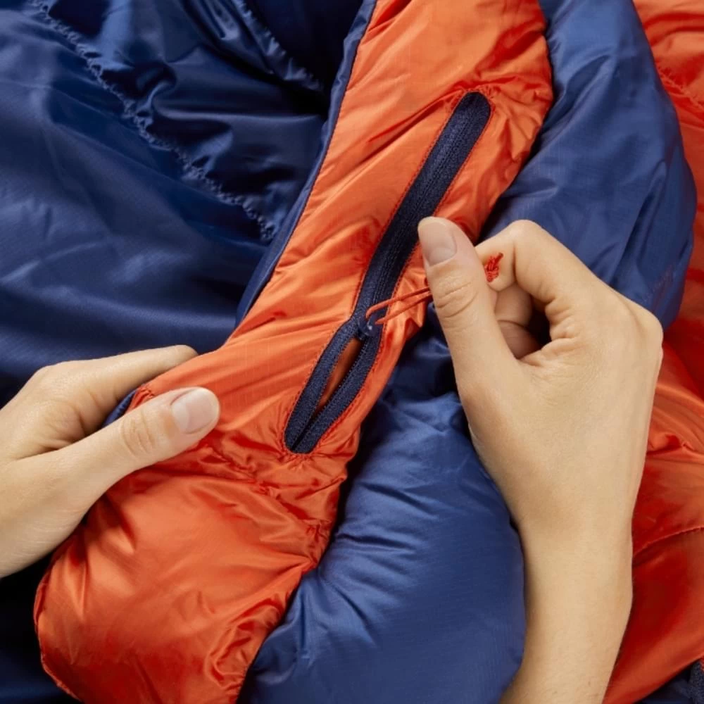 RAB Ascent 700 Mummy Slaapzak Dons Donkerblauw - Afbeelding 7