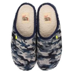 Hot Potatoes Hiebine Sloffen Heren Blauw