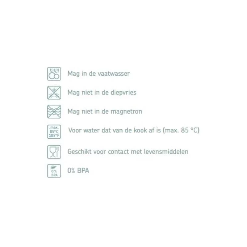 Mepal Cappuccinomok Bloom 375 Ml Blauw - Afbeelding 2