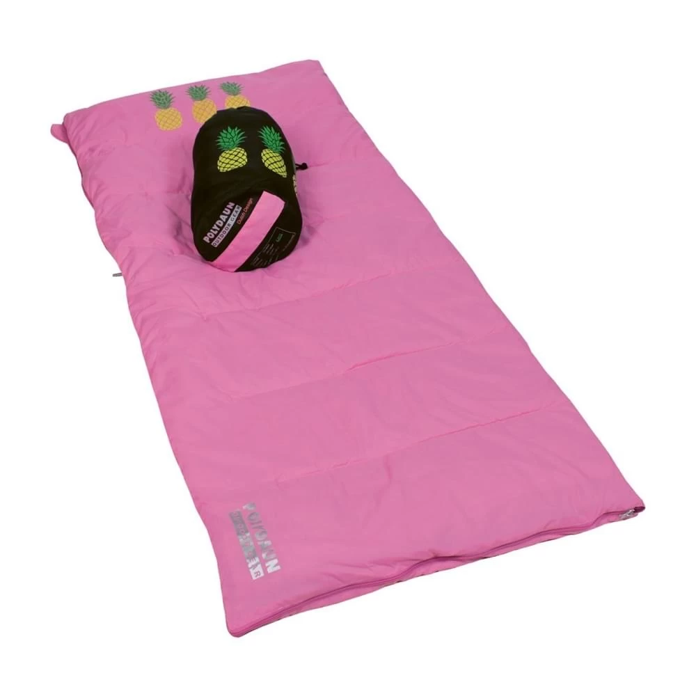 Polydaun Beach House Pine Apple Deken Kinderslaapzak Synthetisch Roze - Afbeelding 4