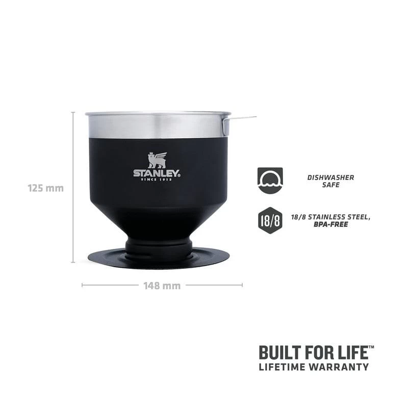 Stanley The Perfect-Brew Pour Over Zwart - Afbeelding 2