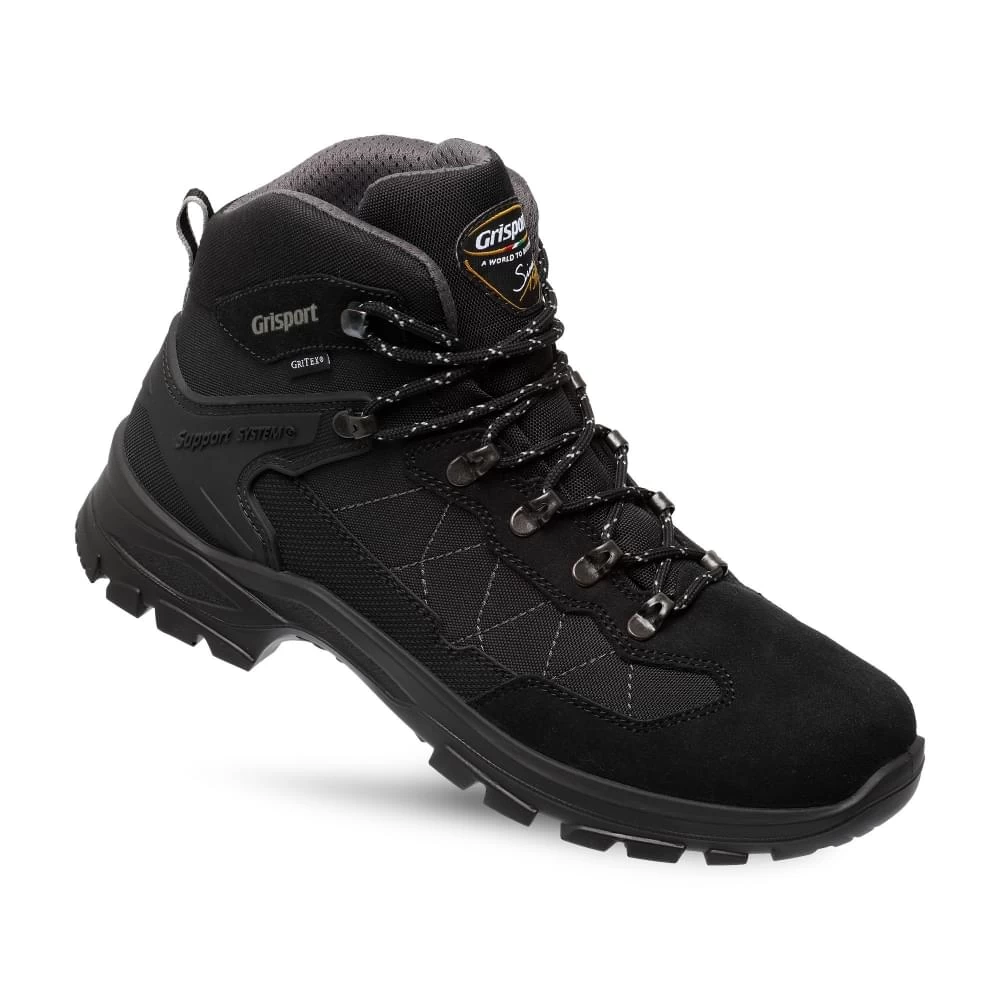 Grisport Scout Mid Wandelschoen Heren Zwart - Afbeelding 2