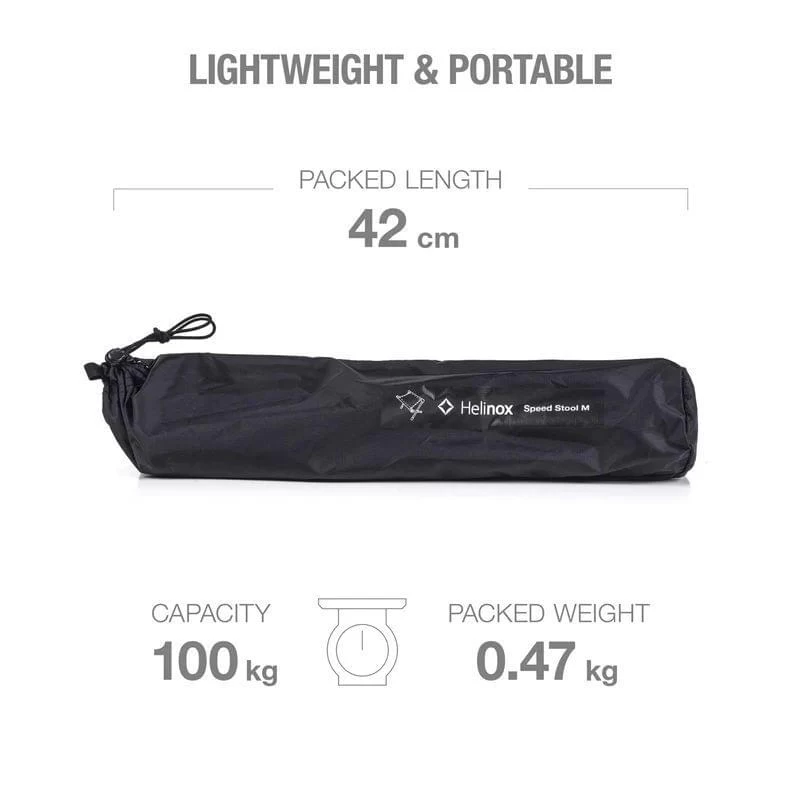 Helinox Speed Stool Kruk Zwart - Afbeelding 8